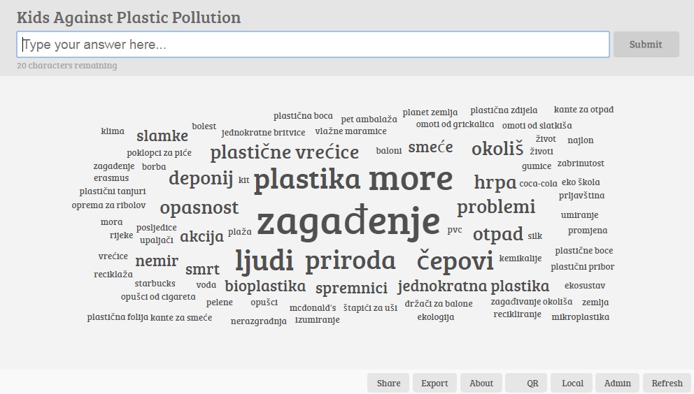 Oluja ideja aplikacija Answer Garden