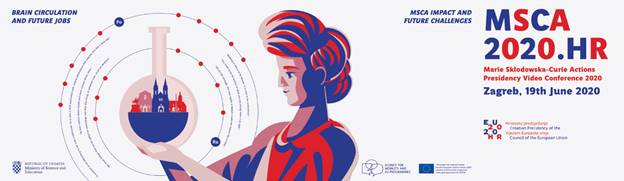 logotip videokonferencije Marie Skolodowska Curie Actions Impact and Future Challenges