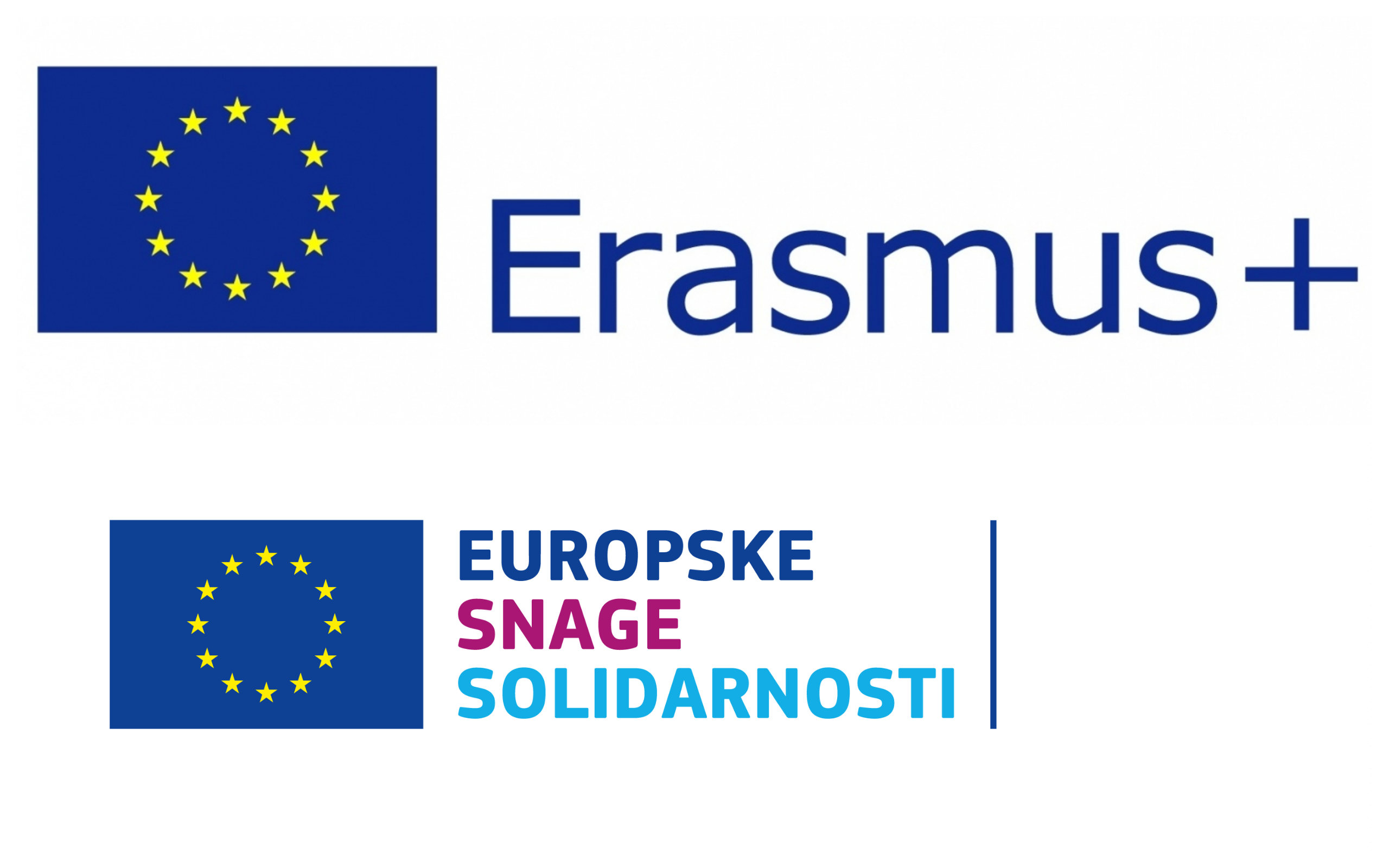 ilustracija za programe Erasmus+ i Europske snage solidarnosti