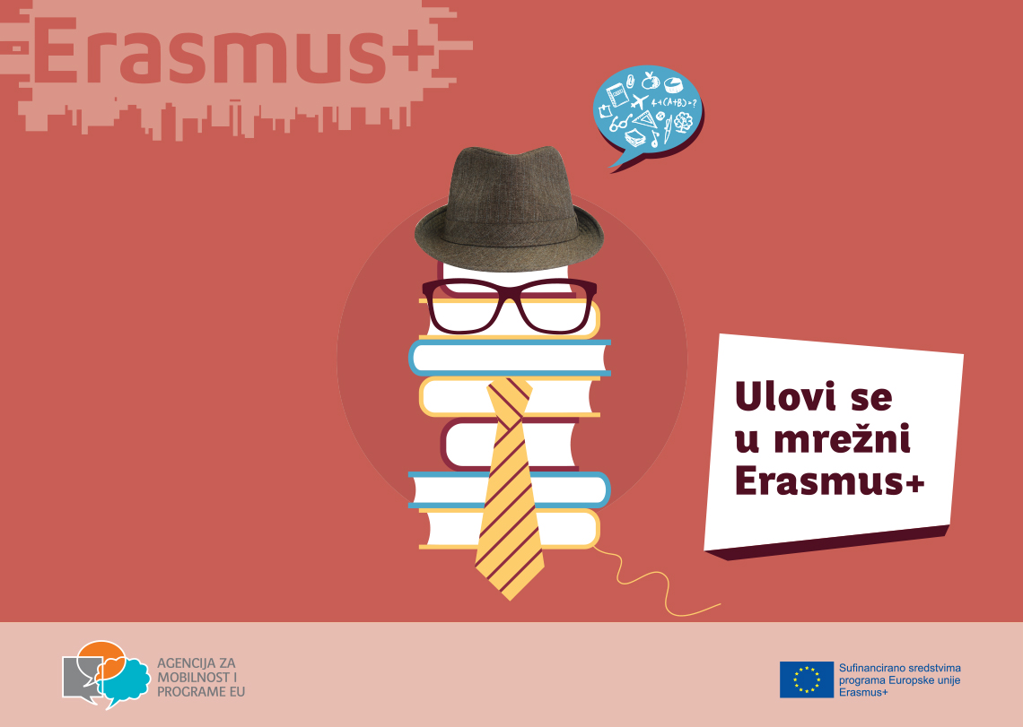 Ulovi se u Erasmus+ ilustracija