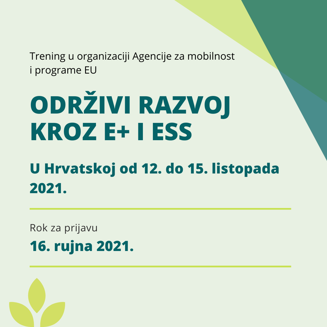 Održivi razvoj u projektima programa Erasmus+ i Europske snage solidarnosti - Slika 1