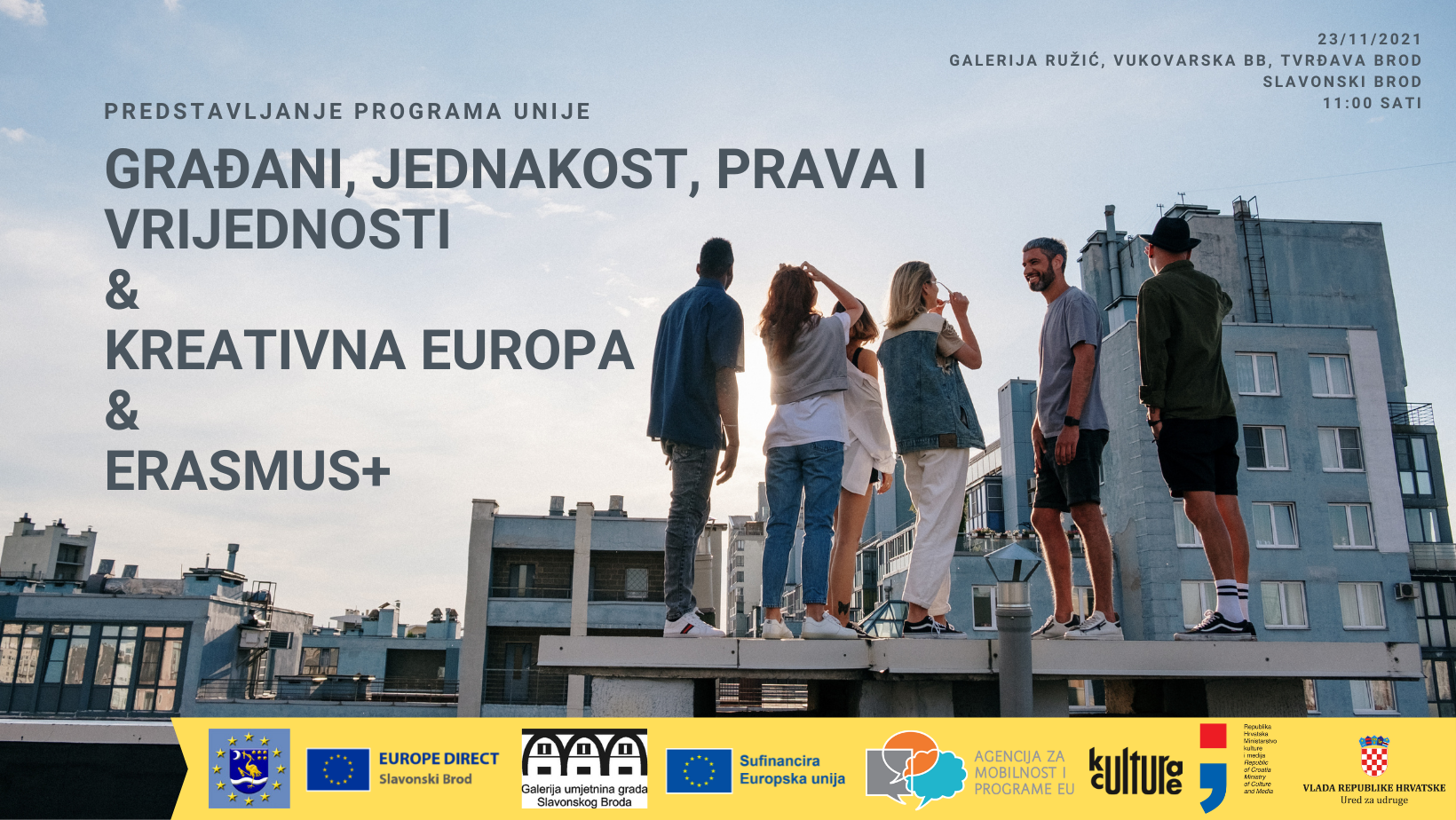 Banner final Kreativna Europa i Erasmus+